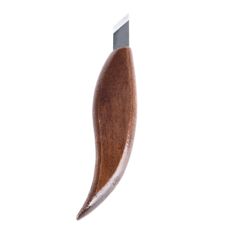 Wood Carving Knife Stainless Steel Blade Walnut Handle Whittling Knife