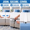 Twin to King Bed Bridge Converter Kit with 315 Inch