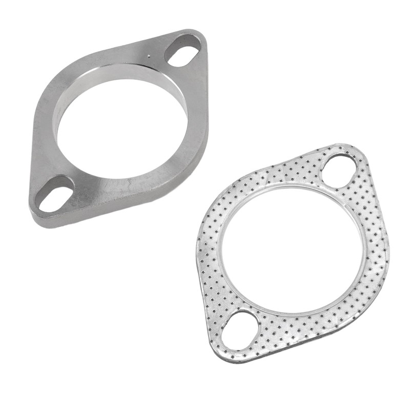 2PCS 2 Bolt 2.5in Exhaust Flange Connection Kit Stainless Steel