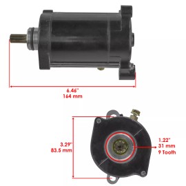 Caltric Starter for Yamaha SJ700 Super Jet 701Cc 1994-2020 Sj 700 Starter Motor