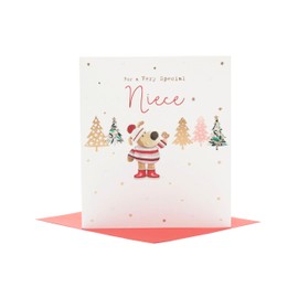 Boofle Christmas Card for Niece - Cute Design