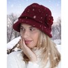 CheChury Women's Wool Winter Hat Warm Knitted Hat Women Beanie