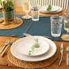 12 Piece Water Hyacinth Wicker Weave Placemats & Coasters -