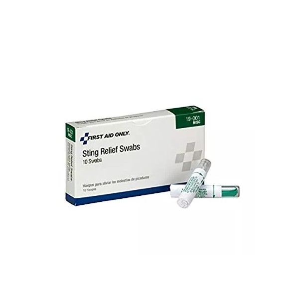 First Aid Only Pac-kit De Primeros Auxilios Sólo 19-001 Sting Relief Swab (