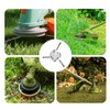 2pcs Steel Grass Eater Trimmer Head, 6 Inch Unbreakable Wire
