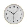 Timelike Wooden Round Wall Clock Silent & Non-Ticking Retro Wall