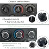 JDMCAR AC Heater Blower Fan Control Switch Knob Compatible with