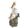 Design Toscano Coastal Decor Ocean's Perch Pelicans Garden Bird Statue,