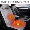 DONWELL Universal Car Heated Seat Cover Pad Winter Warming Pad
