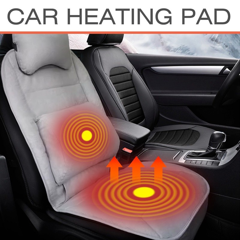 DONWELL Universal Car Heated Seat Cover Pad Winter Warming Pad