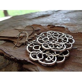 ABSTRAKT earrings with decorated ornament