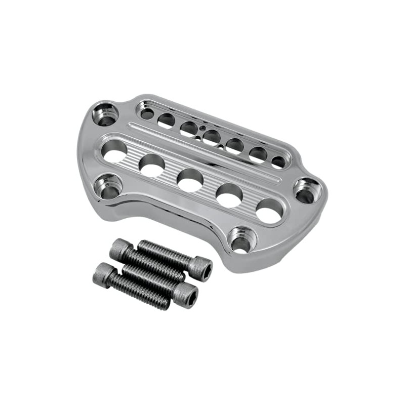 Joker Machine Chrome Indicator Handlebar Clamp 10-306C