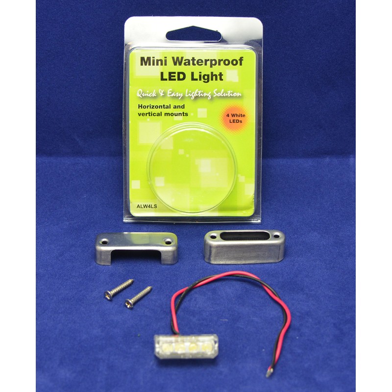 ALW4LS GREEN 12V DC LED MINI POD WATERPROOF IP67 STAINLESS