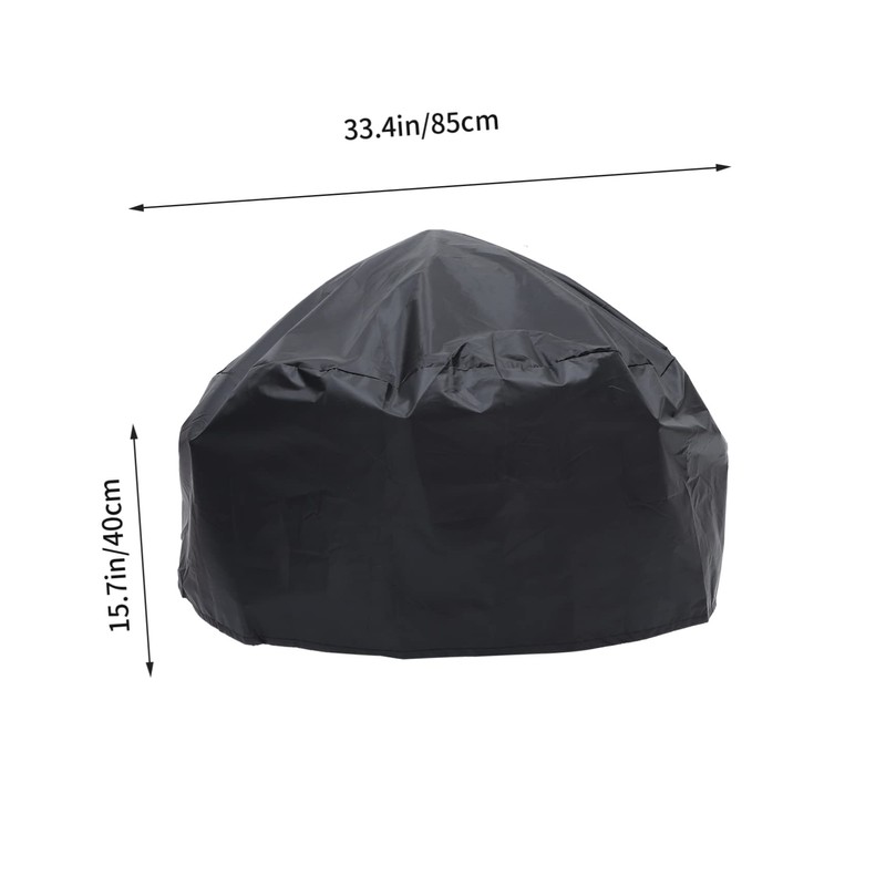 Levemolo Fire Pit Cover Outdoor Stove Protector Heavy Duty Patio