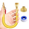 RV Winterizing Kit, 12" RV Winterize Blowout Adapter with Shut