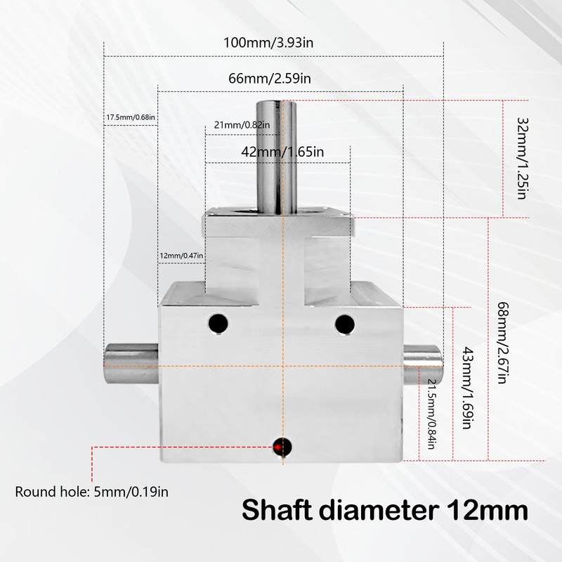 Tapered Bevel Gear Box, Gear Box 90 Degree Right Angle