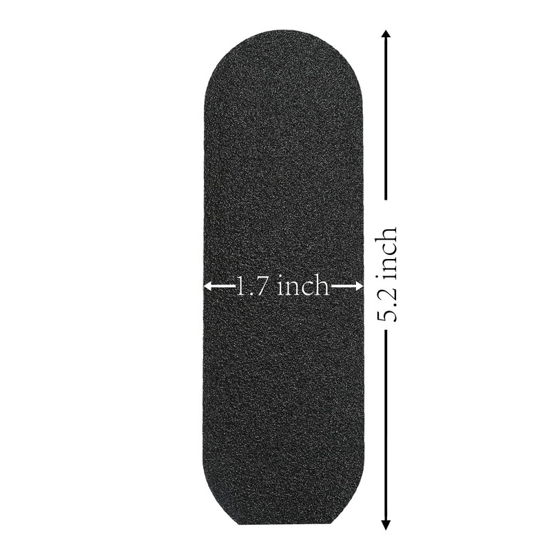 Stainless Steel Pedi File Refill, 100 Grit, Black - Pedicure