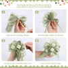 GURVOCY 6 PCS Sage Green Large Pull Bows for Gift