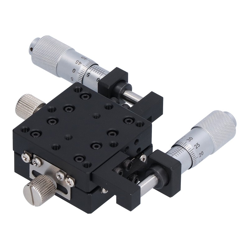 XY Linear Stage Cross Roller Micrometer Manual Slide Table Trimming