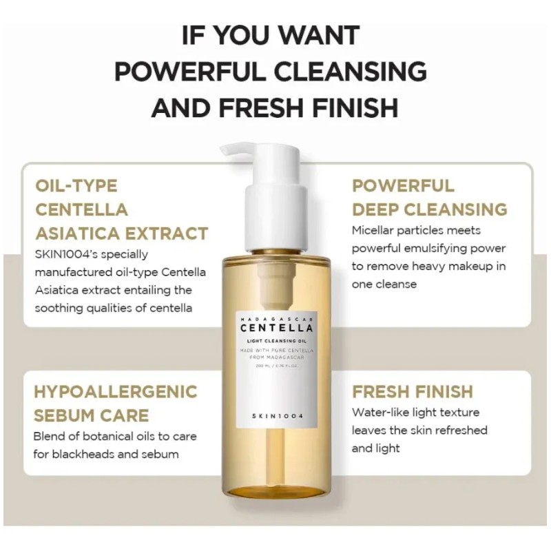 Skin1004 Madagascar Centella Set Cleansing Oil Ampoule Foam
