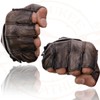 Milwaukee Leather Men's Fingerless Motorcycle Riding Hand Gloves - Large