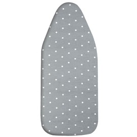 MZXcuin Small Ironing Board Cover Scorch Resistant, Table top Ironing Board Cover with Padding Heat Reflective Heavy Duty Pad (Gray dot, 12.5"x32")