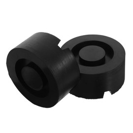 SEWACC 2pcs Leveling Jack Pad Durable Rubber Car Lift Frame Cradle Pads with Antislip Surface for Safe Automotive Use Portable and Lightweight Design for Home and Travel