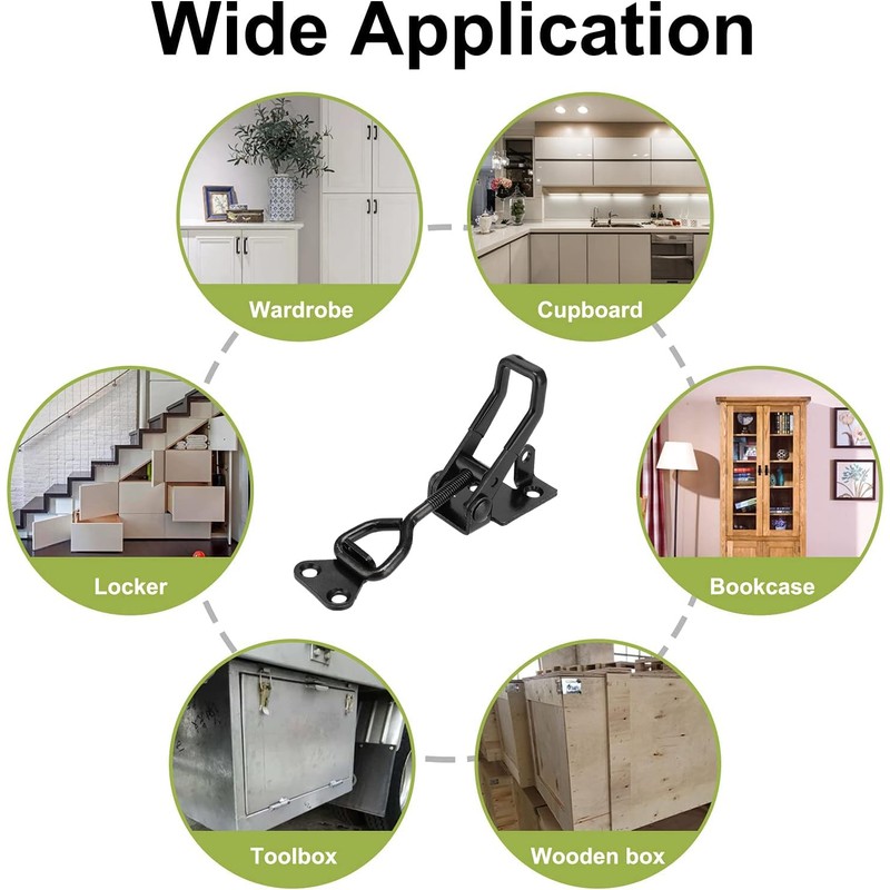 E-TING 4Pack Toggle Clamp Latch 397Lbs Holding Capacity 4002 Pull