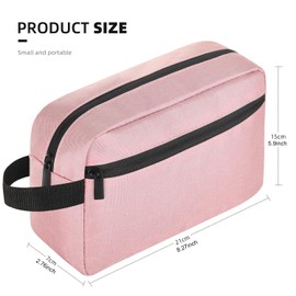 Icramsy Icramsy Travel Toiletry bag Toiletry bag for women men Hanging Cosmetic bag Travel accessories for Women Men (Pink)