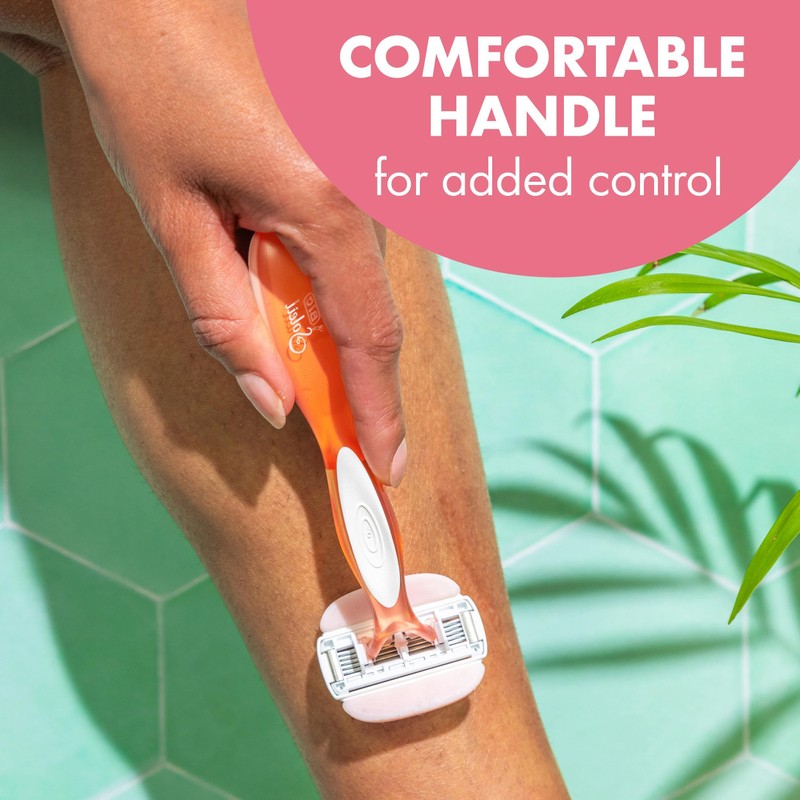 BIC Soleil Glide Disposable Razors for Women, 5 Blades With