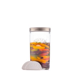 Kilner Fermentation Set / 1 Litre Jar with Fermentation Lid / Easy Preservation of Vegetables / Fermenting Starter Set / Preserving Vegetables such as Sauerkraut and Kimchi / Preserving Jar 1 L