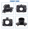 2 Pack Rubber Carburetor Flange Intake 420867882 420867880 Replacement for