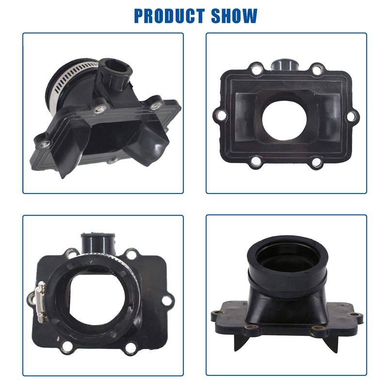 2 Pack Rubber Carburetor Flange Intake 420867882 420867880 Replacement for