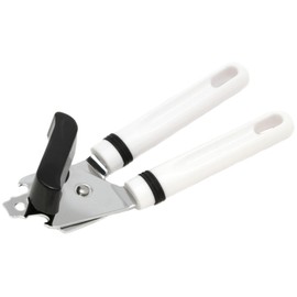 Chef Craft Basic Stainless Steel Can Bottle Opener, 8 inches in length, White