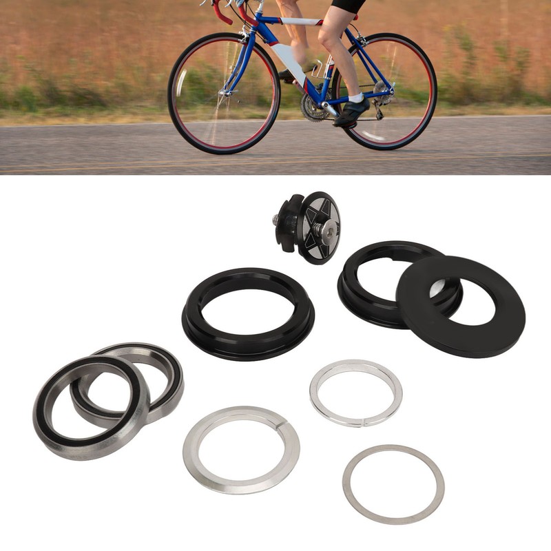 Bike Headset Bike Fork Bowls Set Aluminum Alloy Bike Front