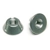 Tri-Groove Tamper Proof Security Nuts Zamak 5 Zinc 3/8"-16 -