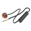 Maxxima M09370Y Amber 1" Round LED Auxiliary Micro-Strobe Light