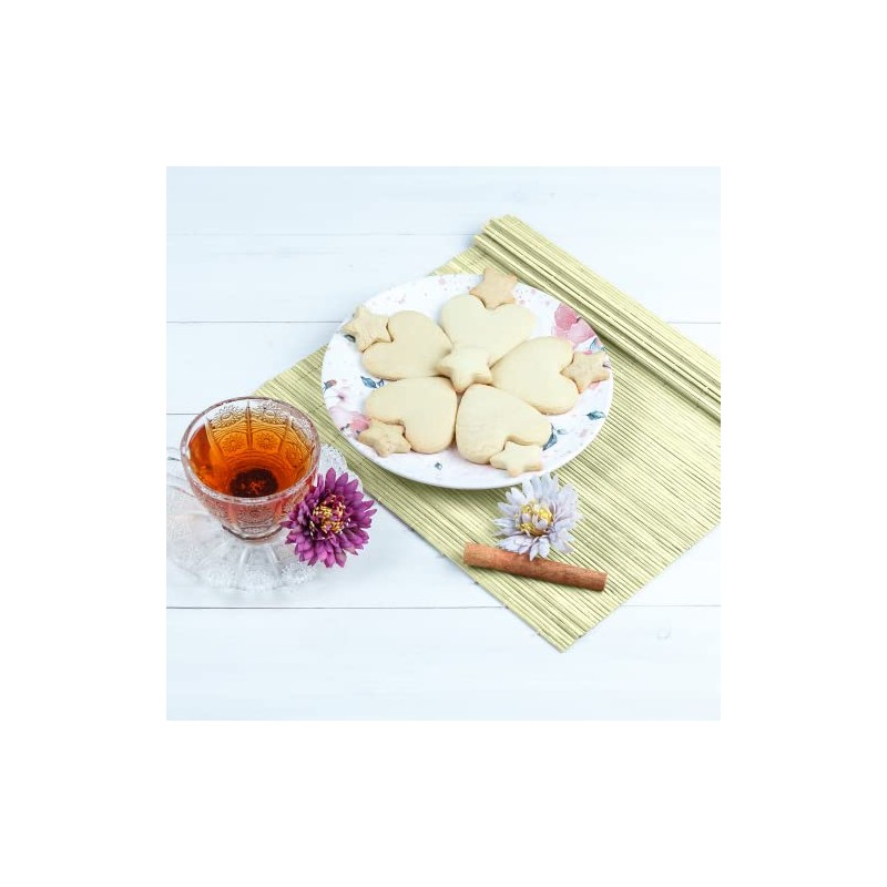 30 x 45 cm Rectangular Bamboo Table Mat - Non-slip,
