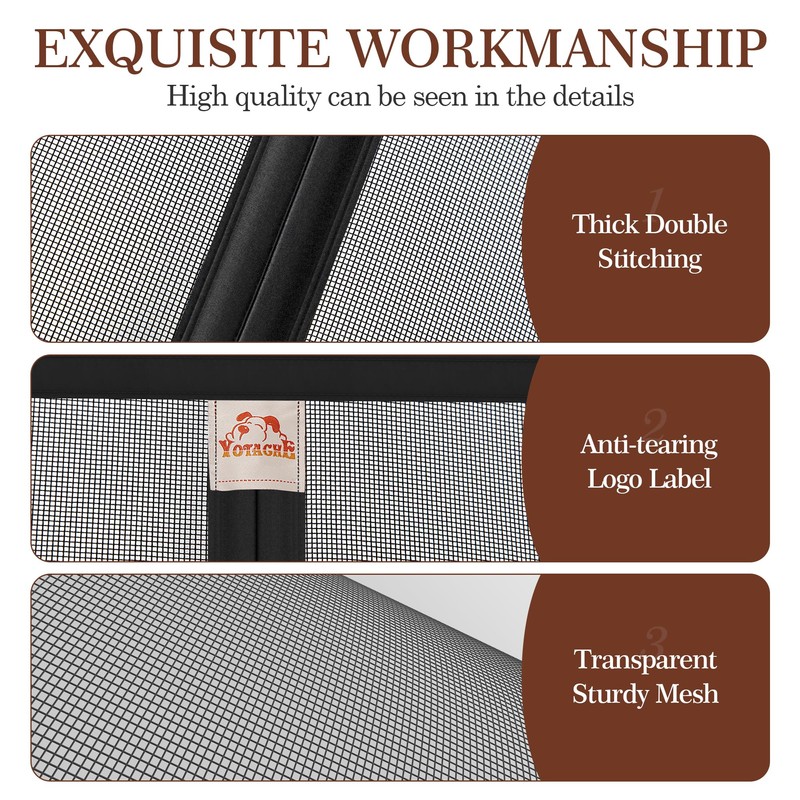 Yotache Magnetic Screen Door for 32x80 Doors, Screen Size 34"x81"