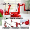 Apple Peeler, Apple Peeler Slicer Corer, Durable Hand-Operated Fruit Peeler