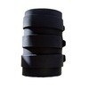 Leather Bracelet 10.0 cm Wide Bracelet Colour Black Wrap Bracelet,