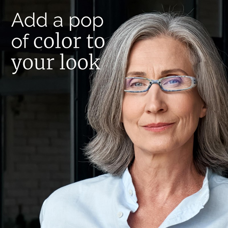 Gaoye 4-Pack Readers for Women, Blue Light Blocking Reading Glasses,
