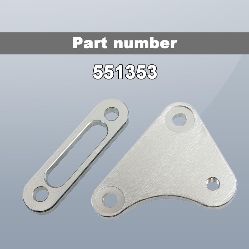 551353 LS Idler Pulley Relocation Bracket Compatible with LS1 Intake