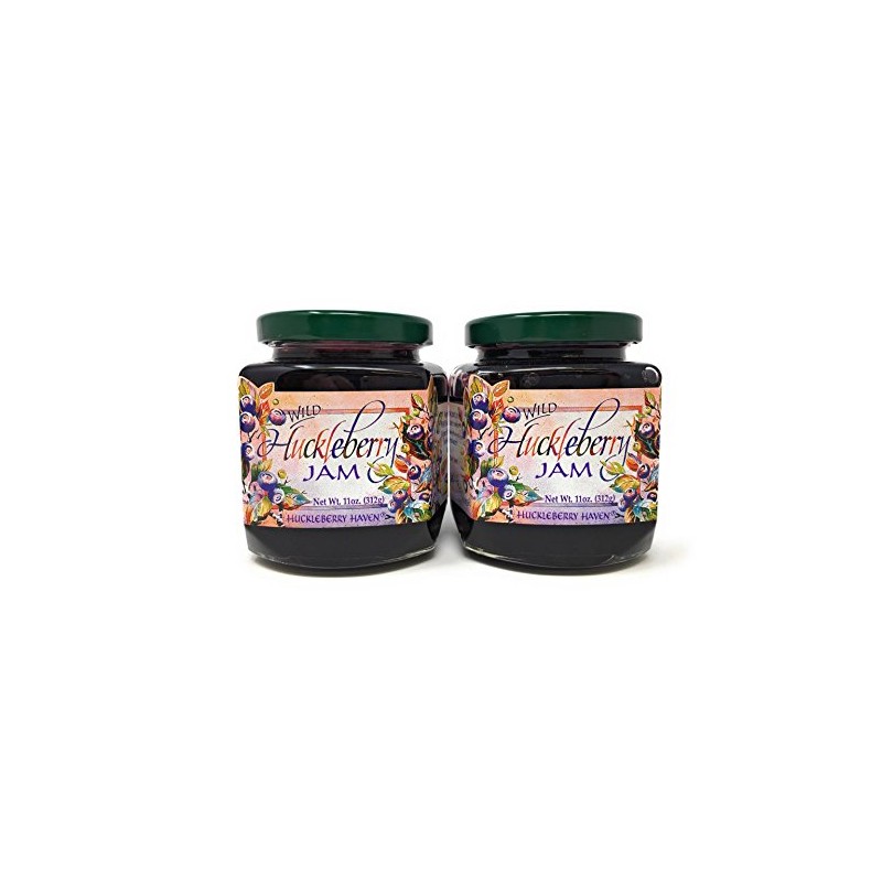 Wild Montana Huckleberry Jams and Preserves (2 Pack of Jam)