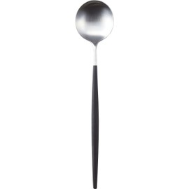 Kuchipole Single Item Serving Spoon GOA Silver x Black GO.14