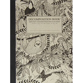 Rainforest Decomposition Book: College-ruled Composition Notebook With 100% Post-consumer-waste Recycled Pages