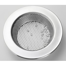 Jeyidura 4 Pack 4.35 inch Kitchen Sink Strainer, Stainless Steel Sink Drain Basket, Double-Layer Edge Safe Design, Sink Food Catcher