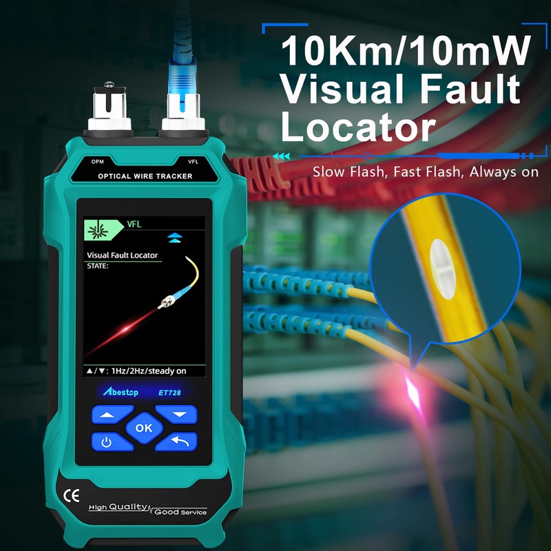 ET728 Network Cable Tester PoE Tester Cable Length Measurement Digital