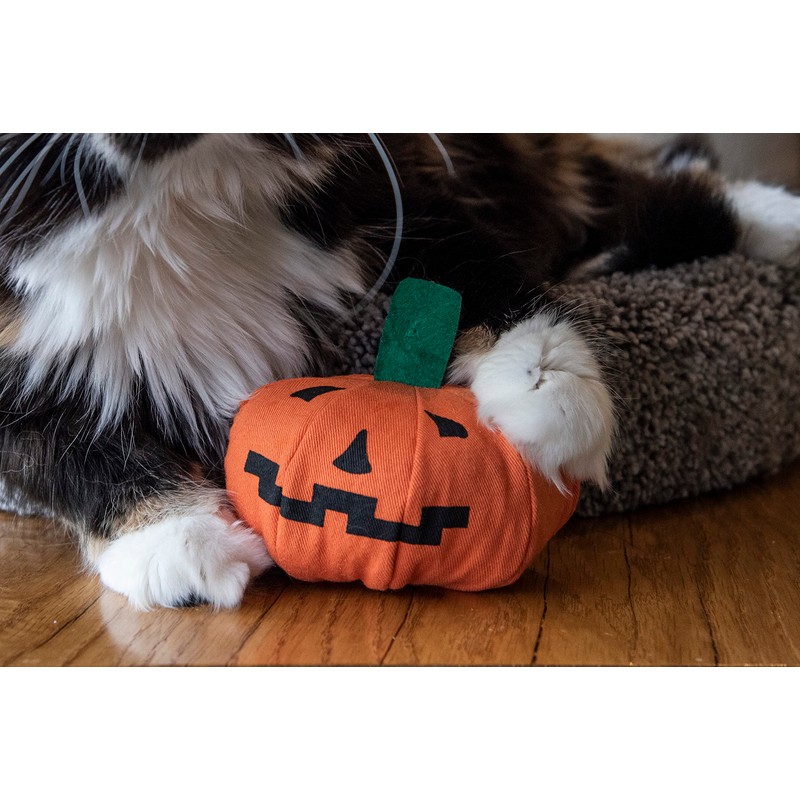 Yeowww Halloween Pumpkin Catnip Toy