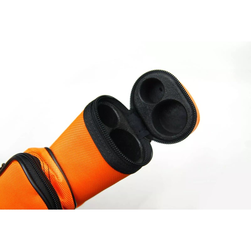 Delta MACARON 1x1 Hard Pool Cue Case Orange.